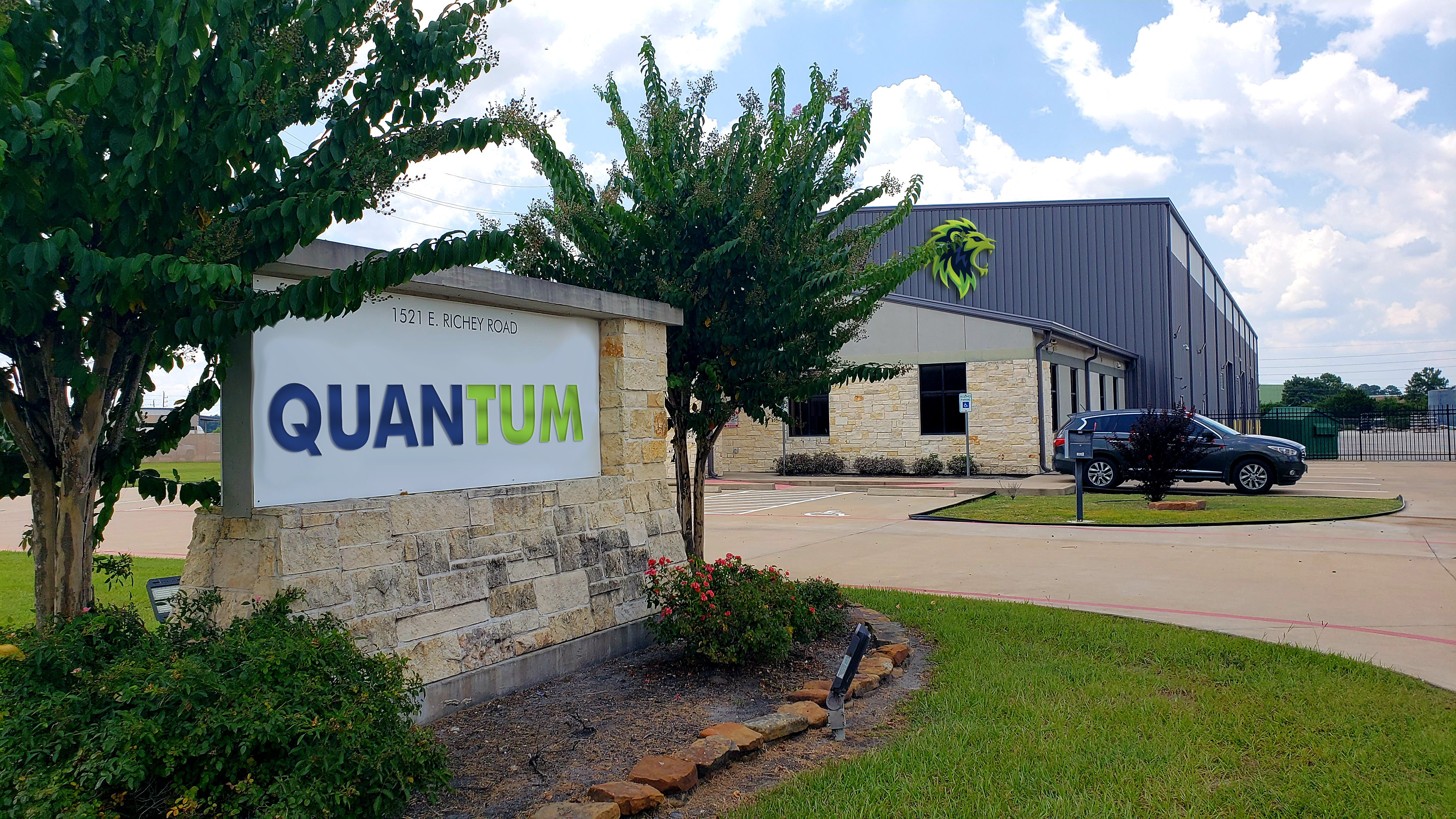 Quantum Foundry&trade; headquarters &mdash; 1521 E Richey Rd, Houston, Texas.